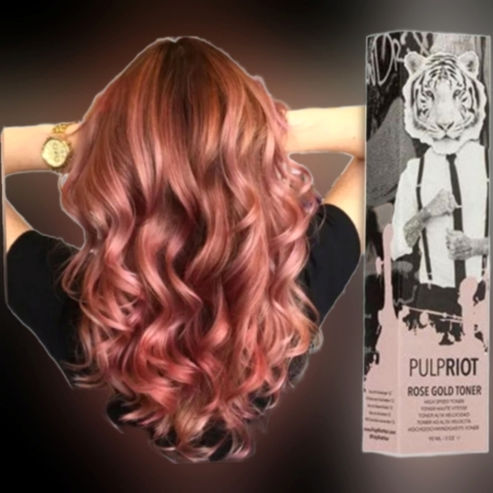 Pulp Riot Rose Gold Toner 3 ounce cosmetoligist professional hair color dye BNIB